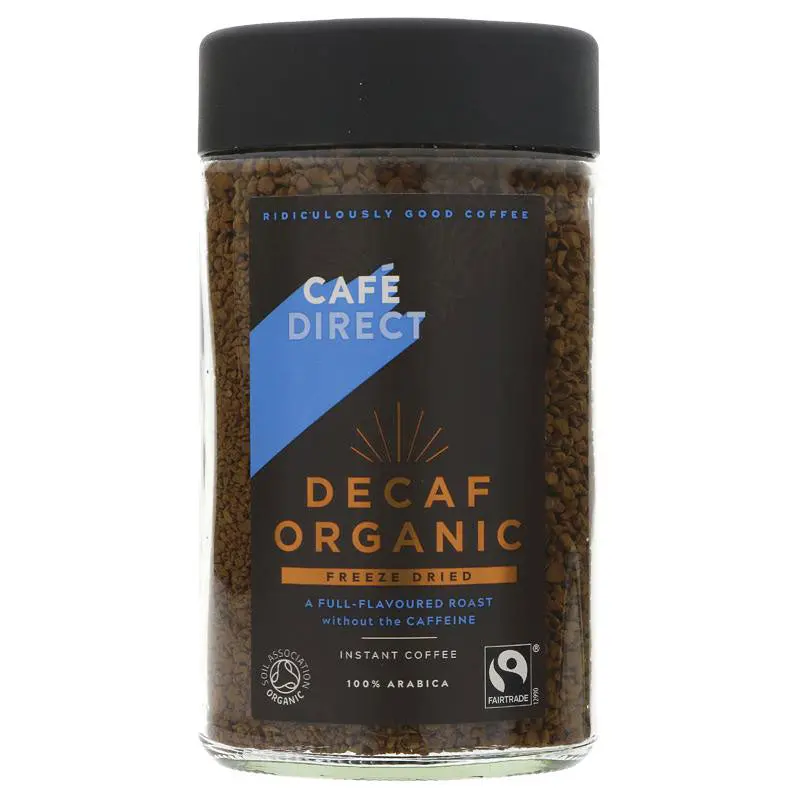Cafédirect Instant Decaffeinated Organic Coffee 100G 1