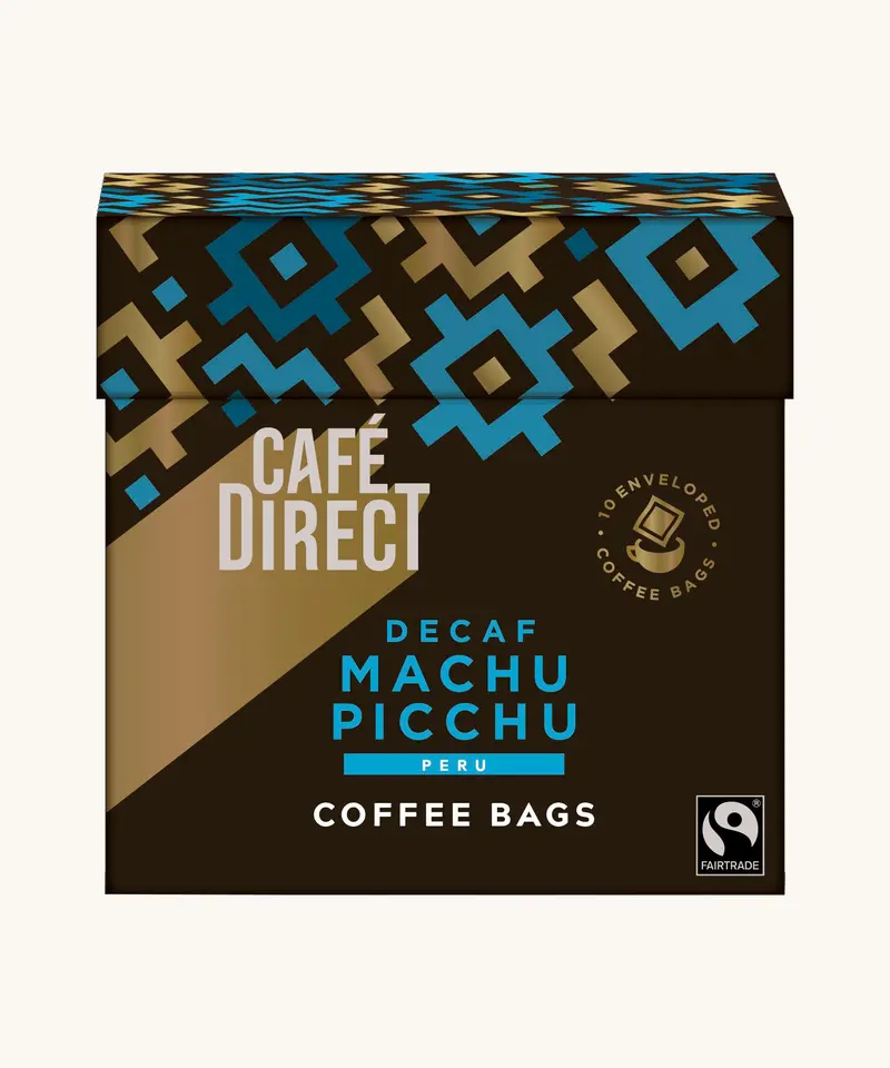 Cafédirect Machu Picchu Decaf Coffee Bags X 100 Bulk Pack 1