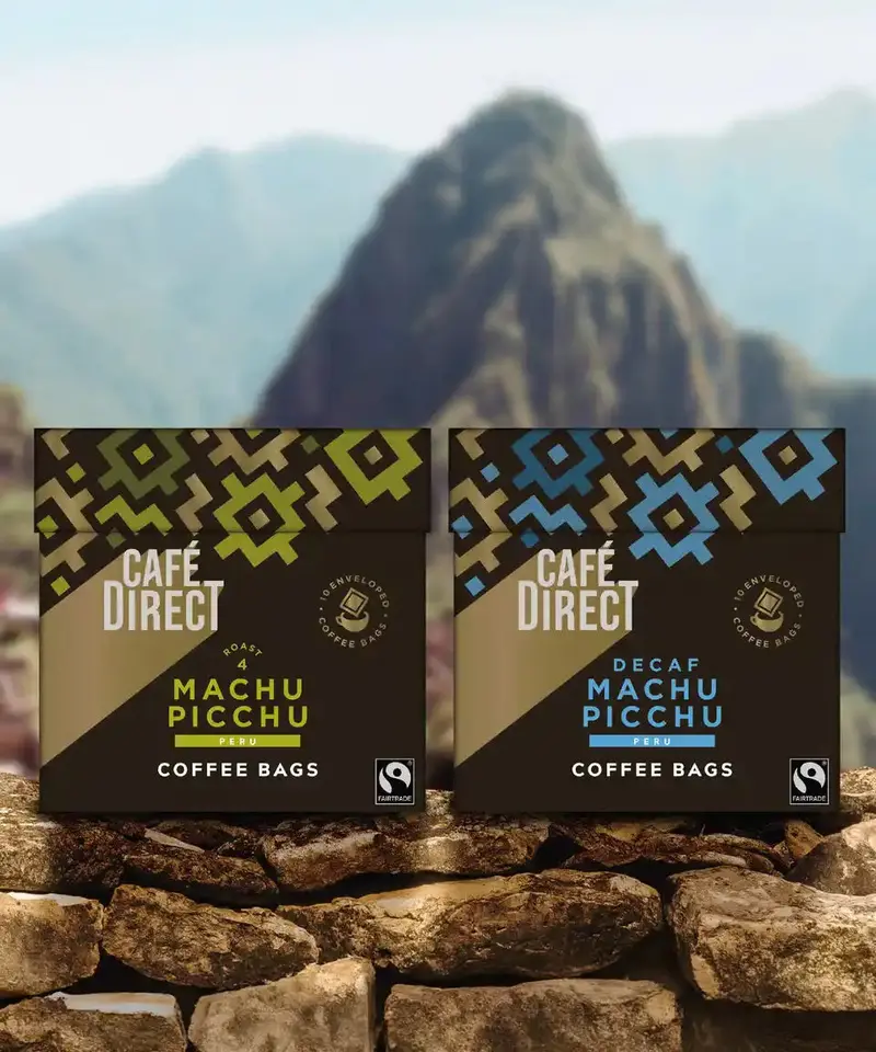 Cafédirect Machu Picchu Decaf Coffee Bags X 100 Bulk Pack 2