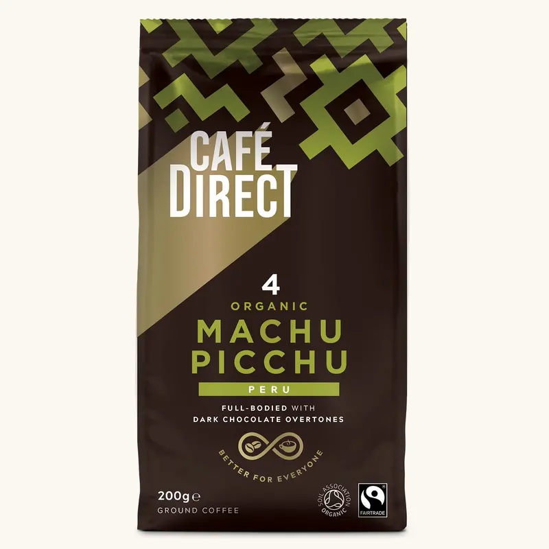 Cafédirect Machu Picchu Organic Ground Coffee 200G 1