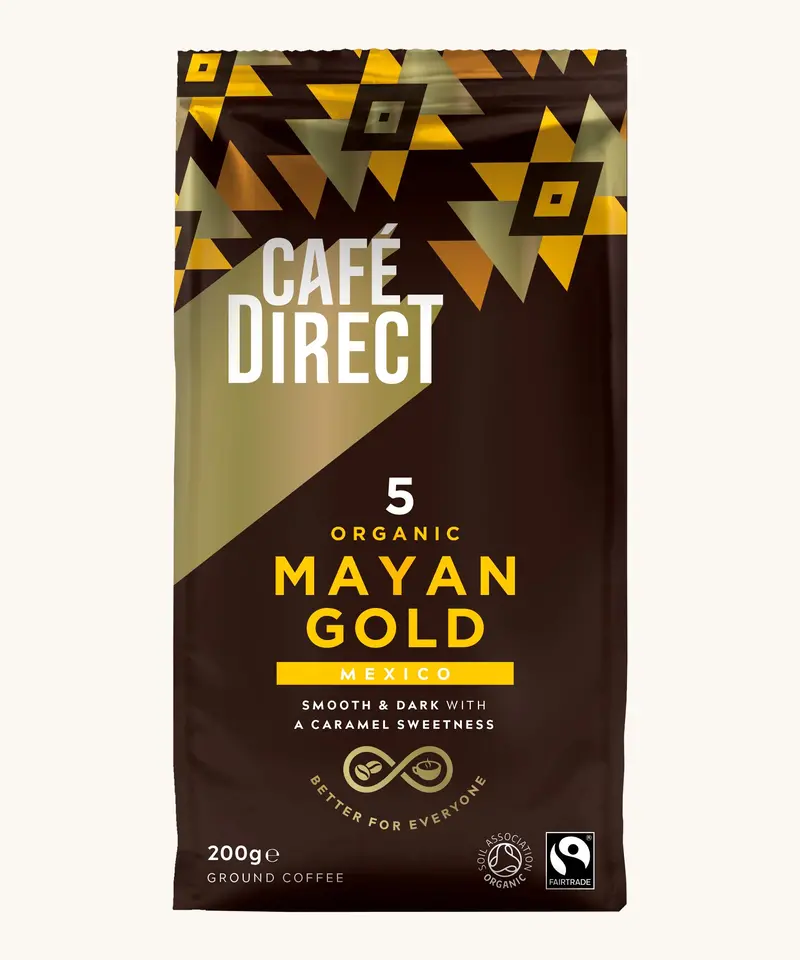 Cafedirect Mayan Gold Roast & Ground Coffee 200G 1