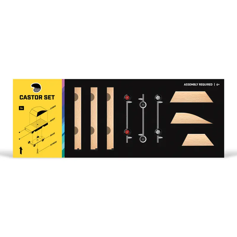 Candylab Castor Set - 3 Diy Cars 1