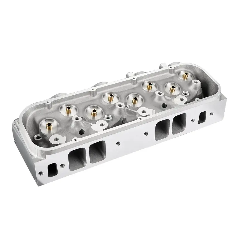 Cast Aluminum Cylinder Head For Bbc Engines (Angled Plug) — Fits 1965-2000 Chevy V8 (396/427/454/502) 1