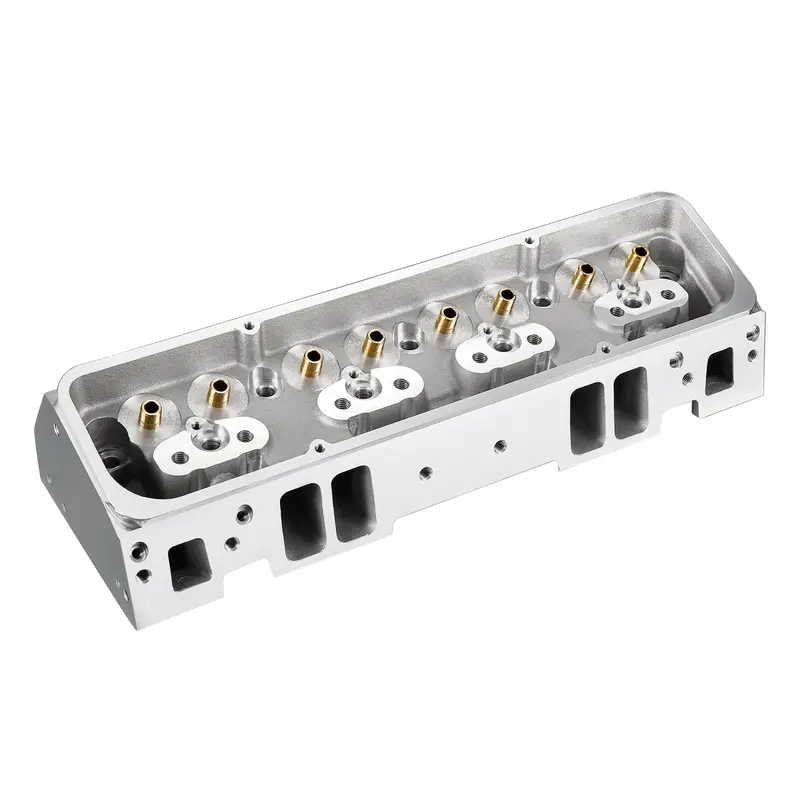 Cast Aluminum Cylinder Head For Sbc Engines (Straight Plug) – Fits 1960-1986 Chevy V8 (302/327/350/383/400) 1