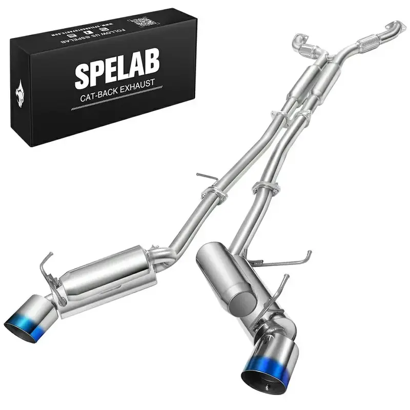 Cat-Back Exhaust 4.5" Dual Tips For 2003-2008 Nissan 350Z | Spelab 1