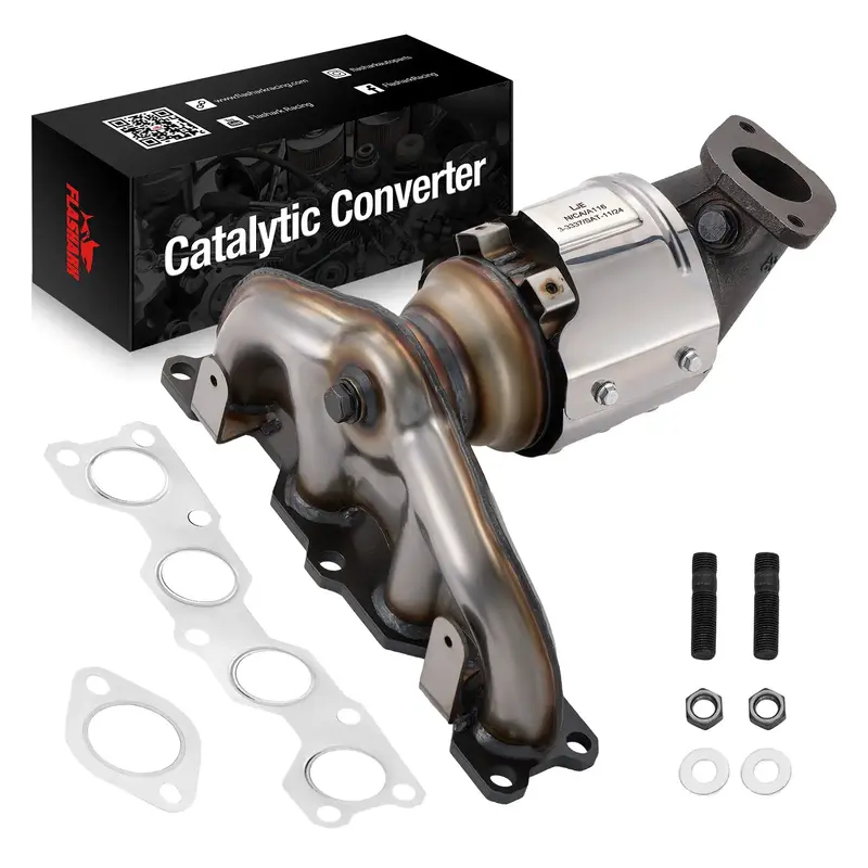Catalytic Converter Kit For 2013-2016 Hyundai Santa Fe Sport & Kia Sorento L4 2.4L-Direct Fit,E.P.A. Compliant 1
