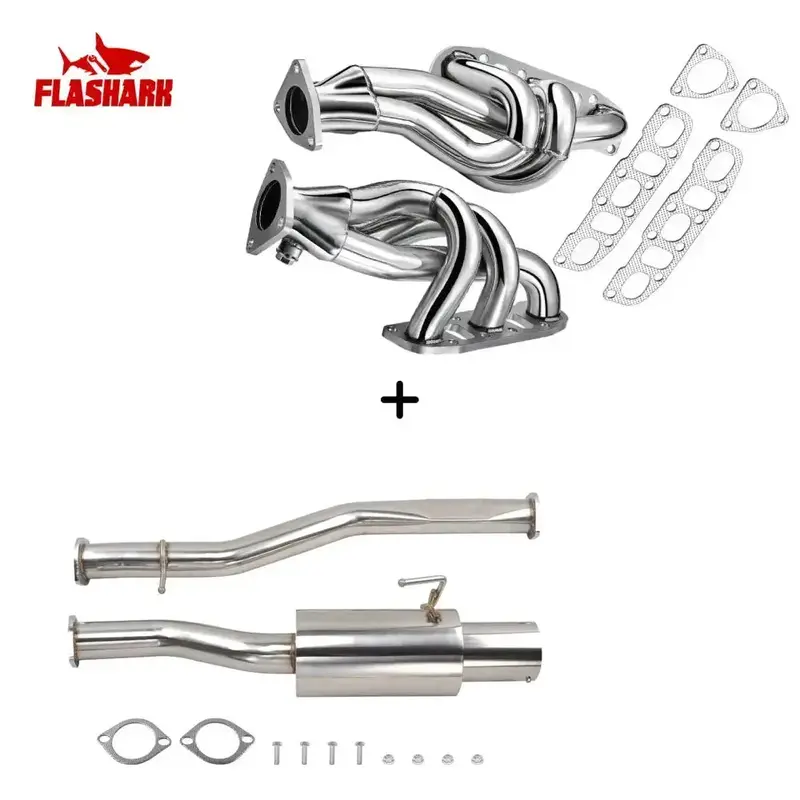 Catback Exhaust For 2003-2008 Nissan 350Z & Infiniti G35 With 4.5'' Single Tip & 3'' Pipe 2