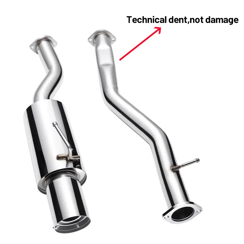 Catback Exhaust For 2003-2008 Nissan 350Z & Infiniti G35 With 4.5'' Single Tip & 3'' Pipe 3