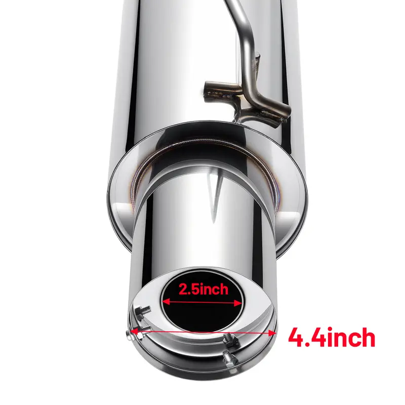 Catback Exhaust For 2003-2008 Nissan 350Z & Infiniti G35 With 4.5'' Single Tip & 3'' Pipe 4