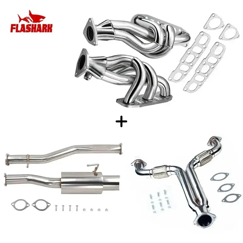 Catback Exhaust For 2003-2008 Nissan 350Z & Infiniti G35 With 4.5'' Single Tip & 3'' Pipe 4