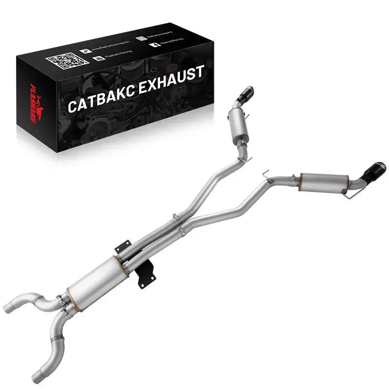 Catback Exhaust System For 2010-2015 Chevy Camaro 6.2L V8 Automatic (L99) 3" Dual 1