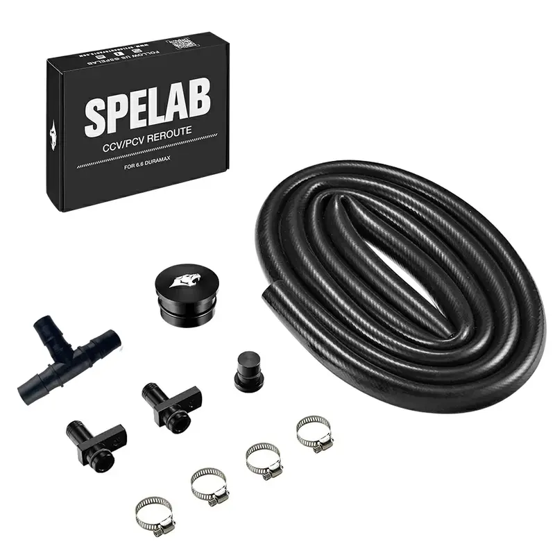 Ccv Pcv Reroute Delete Kit 2004-2010 6.6L Lly Lbz Lmm Duramax | Spelab 1