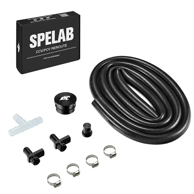 Ccv Pcv Reroute Delete Kit 2004-2010 6.6L Lly Lbz Lmm Duramax | Spelab 2