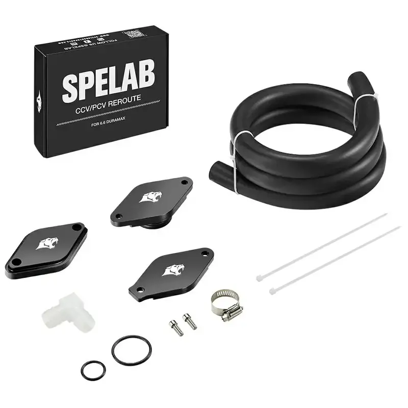 Ccv Pcv Reroute Delete Kit 2011-2016 Lml 6.6L Duramax | Spelab 1