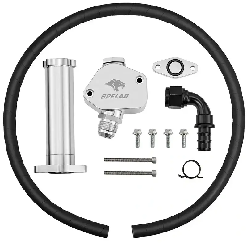 Ccv Reroute/Delete Kit For 2017-2024 L5p 6.6L Duramax | Spelab 2