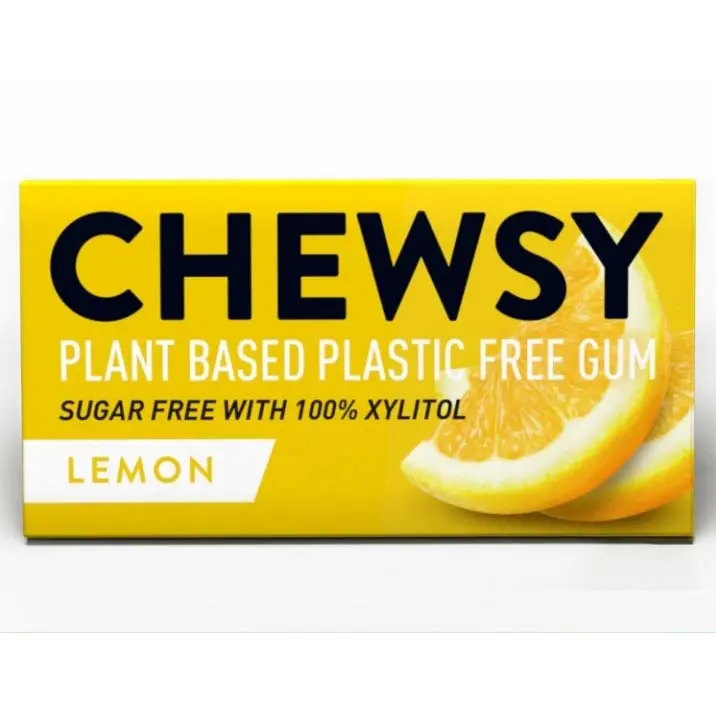 Chewsy Plastic Free Chewing Gum - Lemon 1