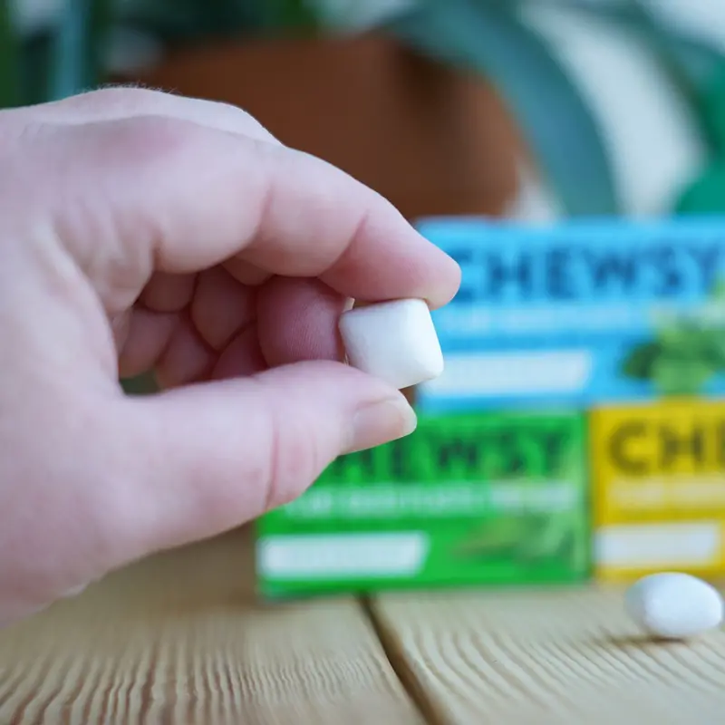 Chewsy Plastic Free Chewing Gum - Peppermint 2
