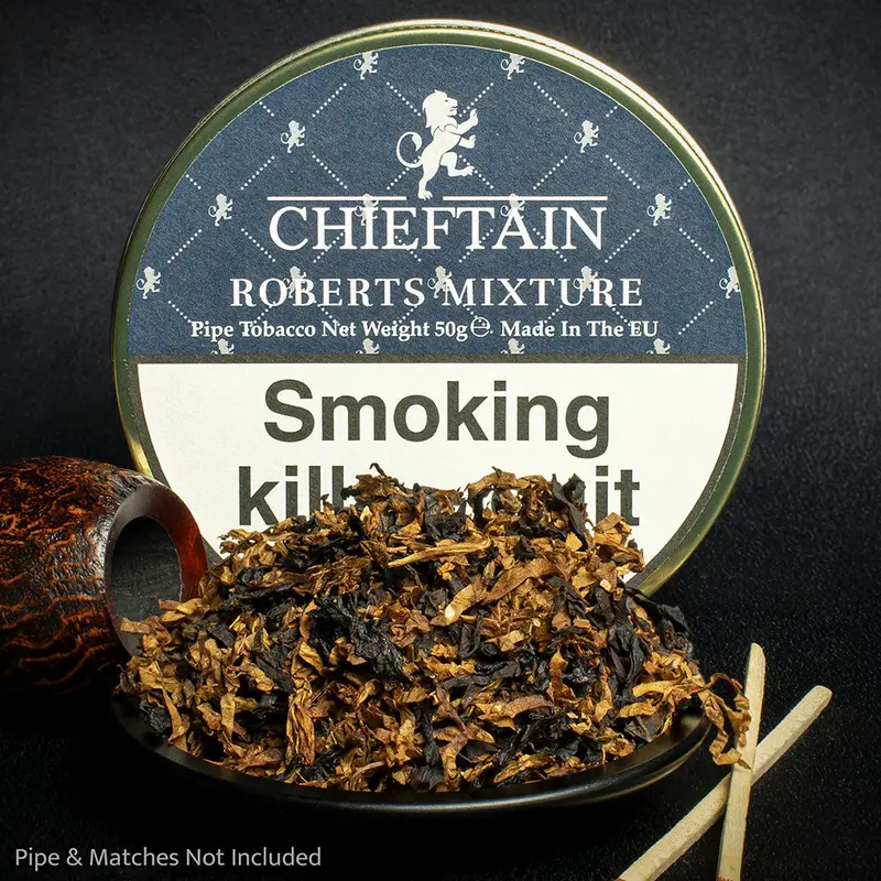 Chieftain Roberts Mixture Pipe Tobacco - 50G Tin 1