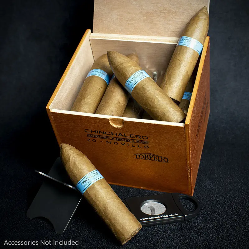 Chinchalero Novillo Torpedo Cigars - Box Of 20 1