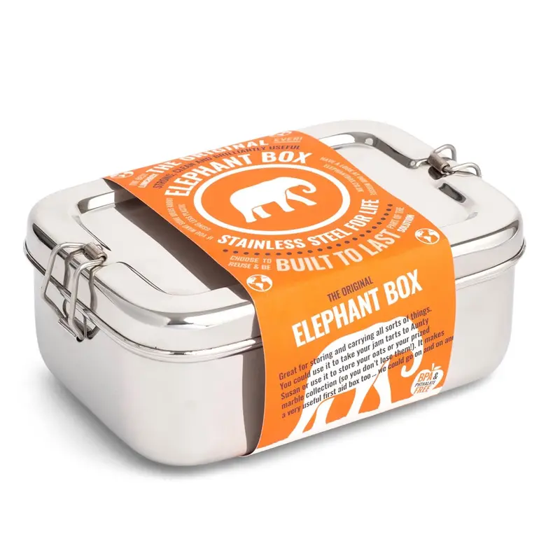 Classic Elephant Box Lunchbox 2 Ltr 1