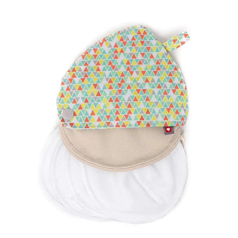 Close Printed Breast Pad 4 Pack - Pastels 1