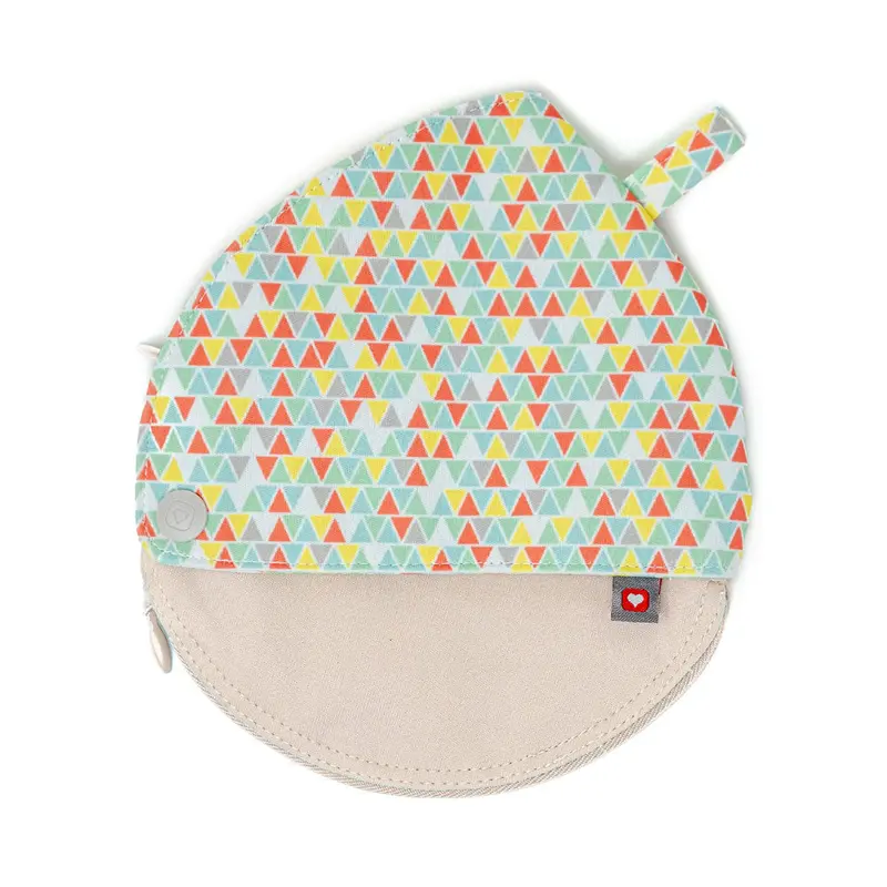 Close Printed Breast Pad Pouch - Pastels 1