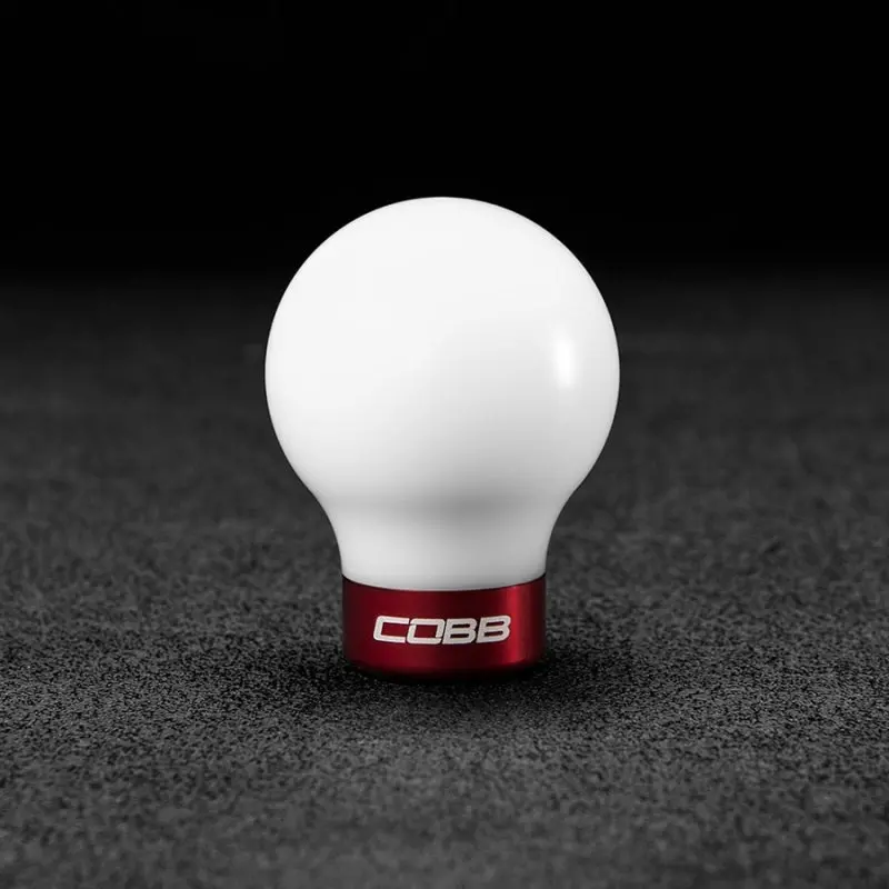 Cobb 08-15 Evo X Gsr/Mr/Mrt White With Red Base Shift Knob 1