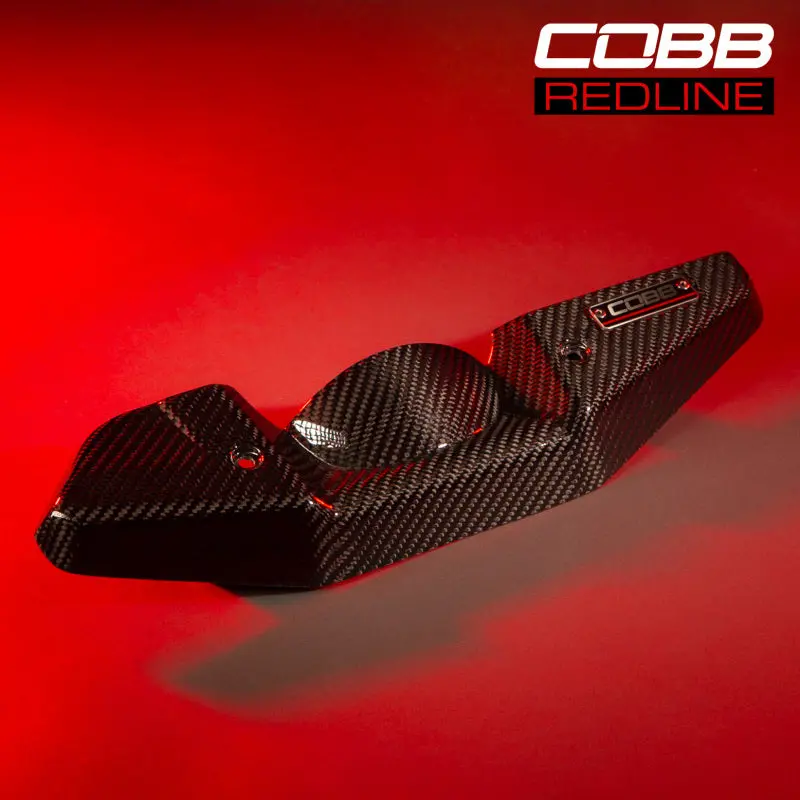 Cobb 08-20 Subaru Sti/08-14 Subaru Wrx Redline Carbon Fiber Alternator Cover - Gloss Finish 2