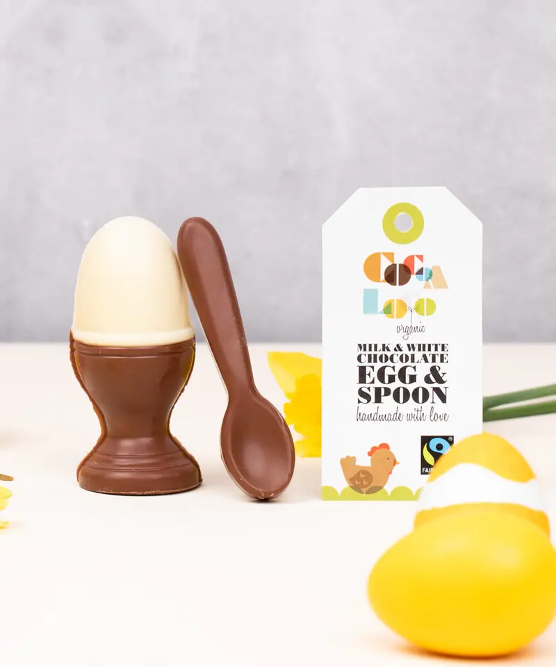 Cocoa Loco Chocolate Egg & Spoon 100G 1