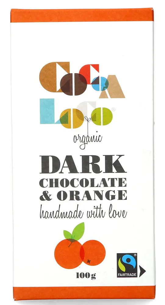 Cocoa Loco Dark Chocolate And Orange Bar 1