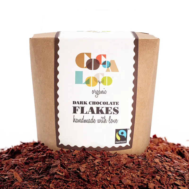 Cocoa Loco Dark Chocolate Drinking Flakes 200G 1