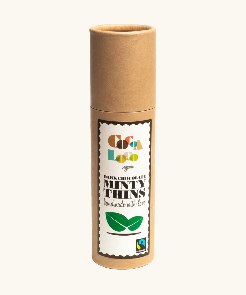 Cocoa Loco Dark Chocolate Minty Thins 170G 1