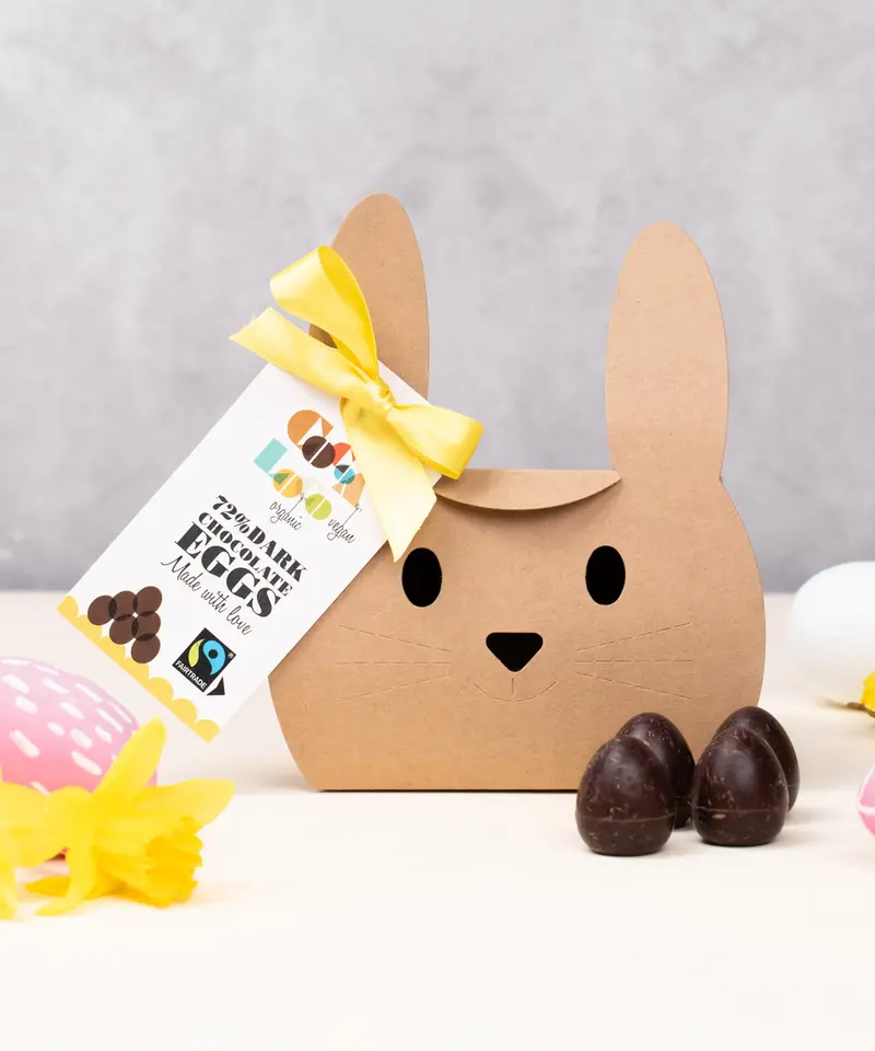 Cocoa Loco Fairtrade Dark Chocolate Mini Eggs 140G 1