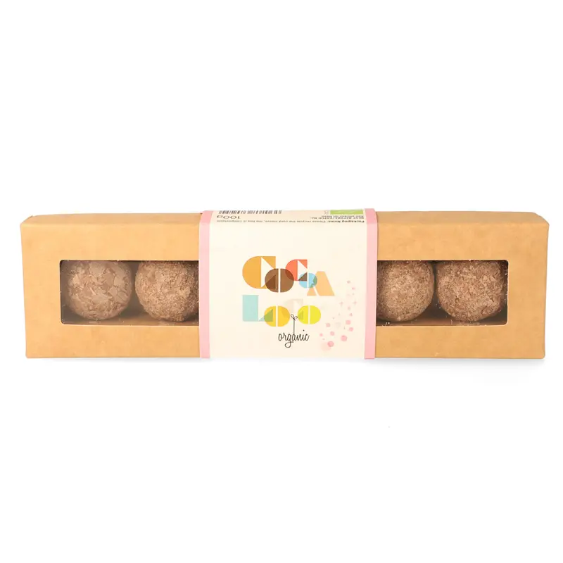 Cocoa Loco Fairtrade Milk Chocolate Champagne Truffles 100G - Bbe 31/08/24 2