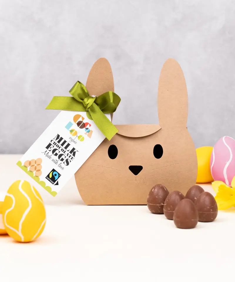 Cocoa Loco Fairtrade Milk Chocolate Mini Eggs 140G 1