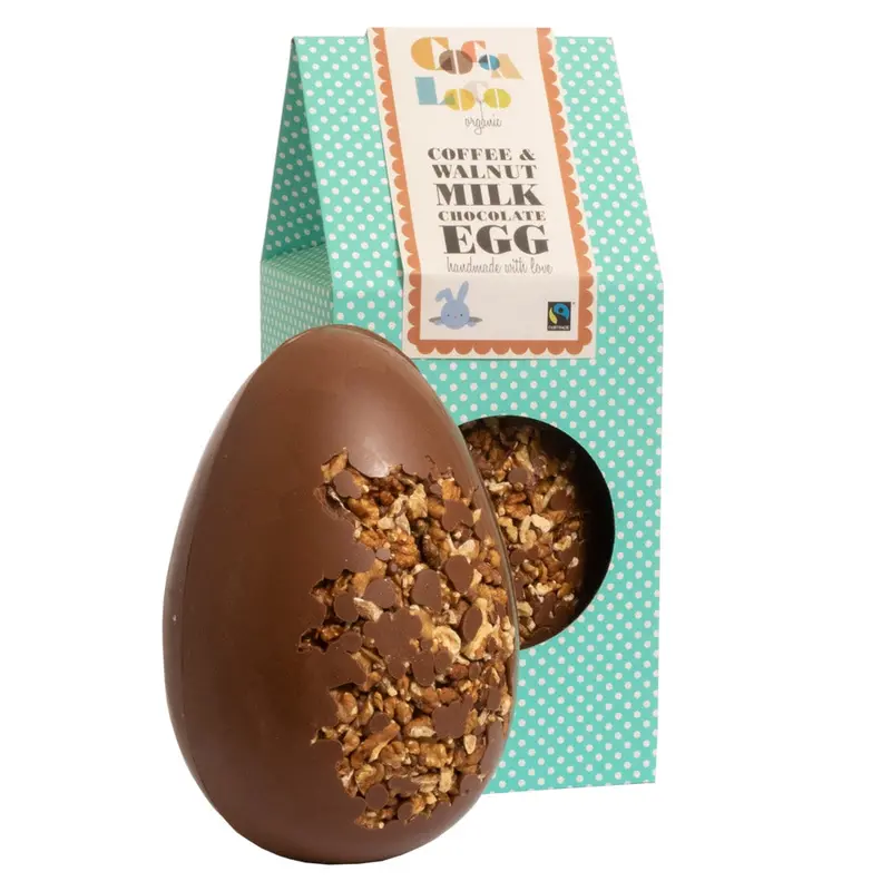 Cocoa Loco Giant Coffee & Walnut Chocolate Egg 1.25Kg 1