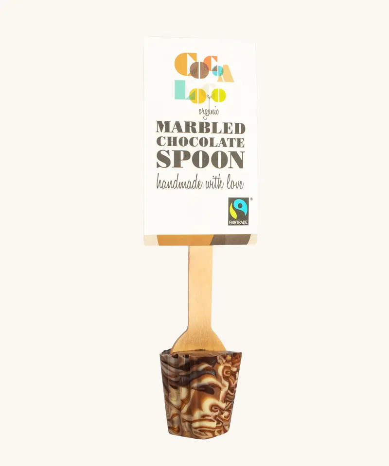 Cocoa Loco Marbled Hot Chocolate Spoon 30G 1