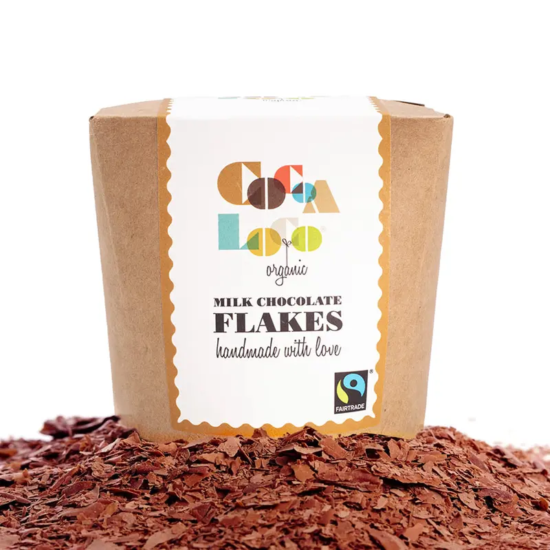 Cocoa Loco Milk Chocolate Drinking Flakes 200G 1