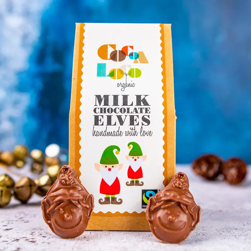 Cocoa Loco Milk Chocolate Elves 100G 1