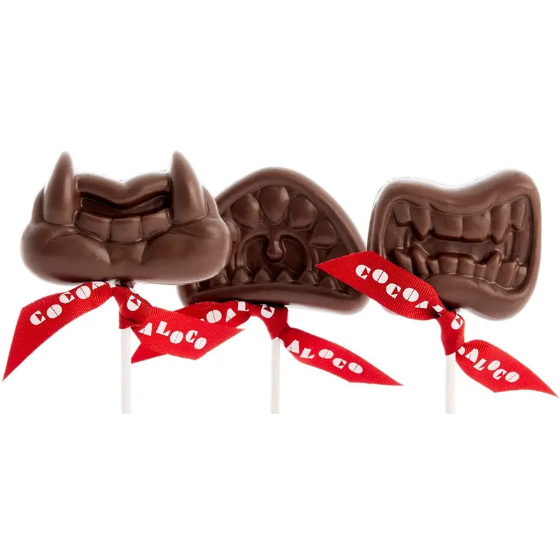 Cocoa Loco Milk Chocolate Mouth Lollies 34G 1
