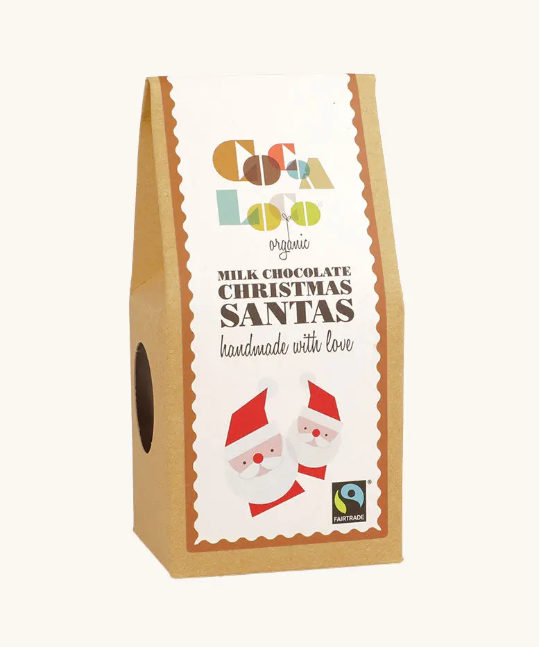 Cocoa Loco Milk Chocolate Santas 100G 2