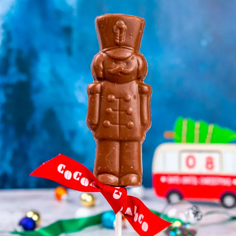 Cocoa Loco Milk Chocolate Soldier Lolly 34G 1