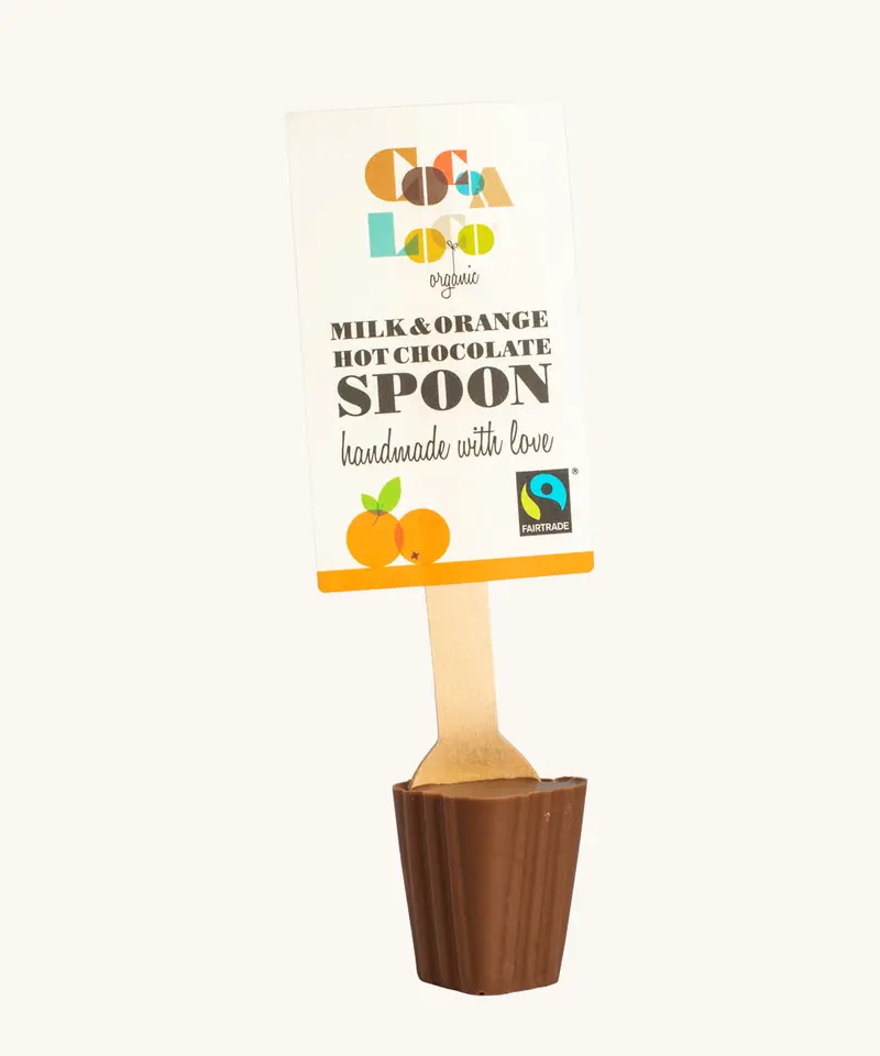 Cocoa Loco Milk & Orange Hot Chocolate Spoon 30G 1