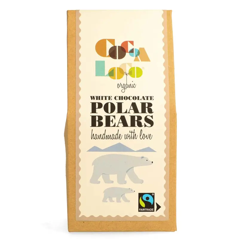 Cocoa Loco White Chocolate Polar Bears 100G 2