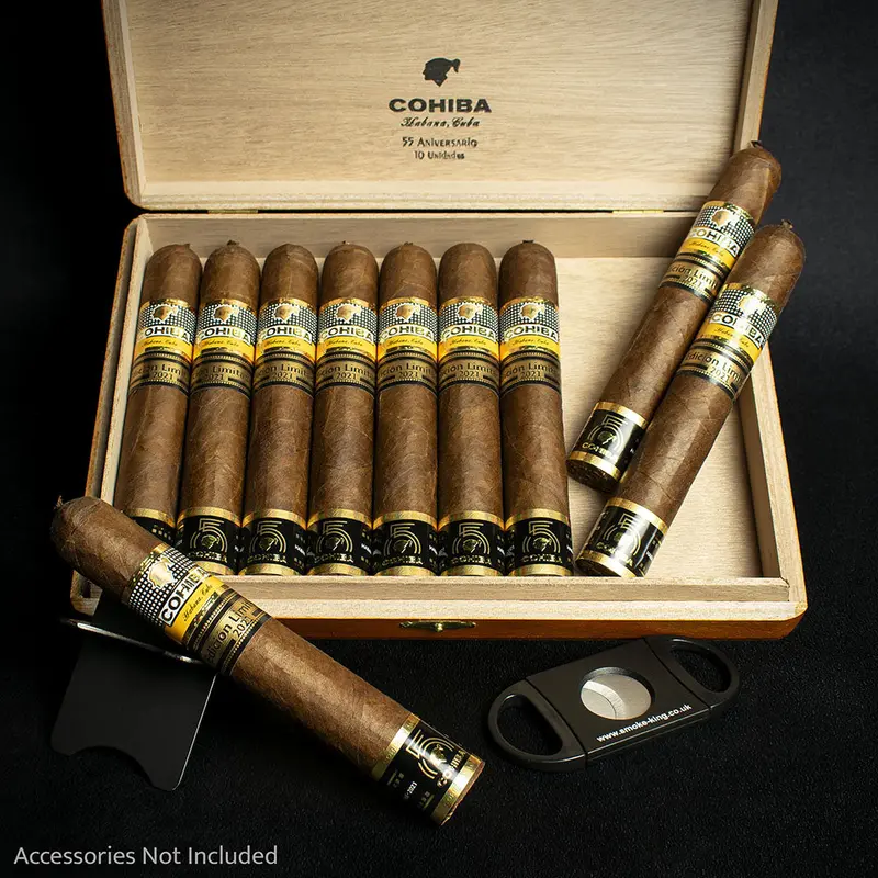 Cohiba 55 Anniversario Edición Limitada 2021 Cuban Cigars - Box Of 10 1
