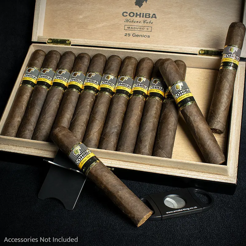 Cohiba Maduro 5 Genios Cuban Cigars -  Box Of 25 1