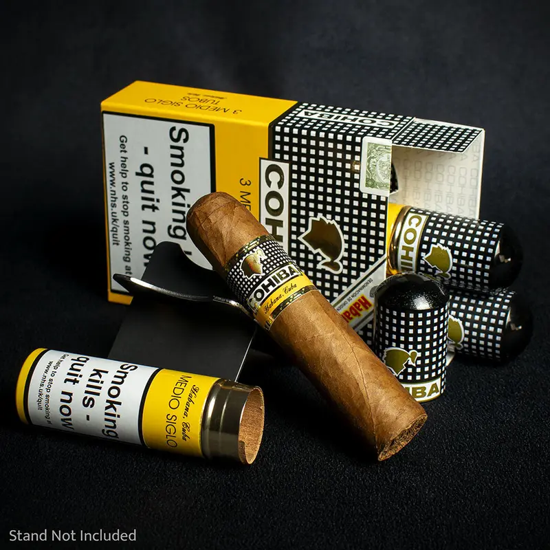 Cohiba Medio Siglo Tubos Cuban Cigars - Pack Of 3 1