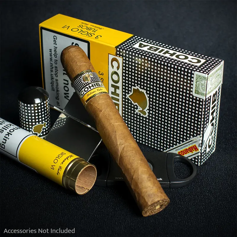 Cohiba Siglo Vi Tubos Cuban Cigars - 3 Pack 2