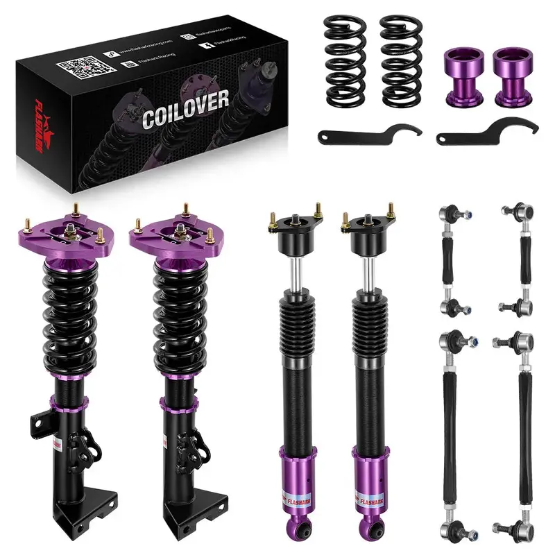 Coilovers Suspension Kit For 2008-2014 Mercedes-Benz C-Class W204 C300 C250 1