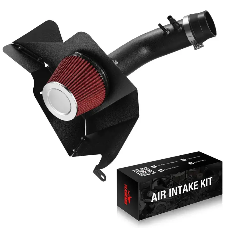 Cold Air Intake For 2015-2017 Ford Mustang V6 3.7L Gas Dohc Naturally Aspirated 1